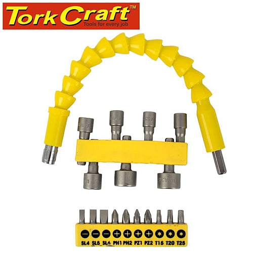 18 Piece Flex. Shaft &#038; Nutsetter Set