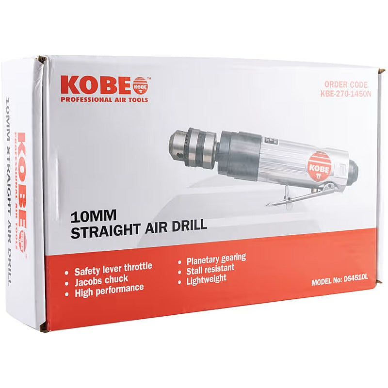Kobe Red Line Straight Air Drill, 1-10mm (DS4510L) | KBE2701450N