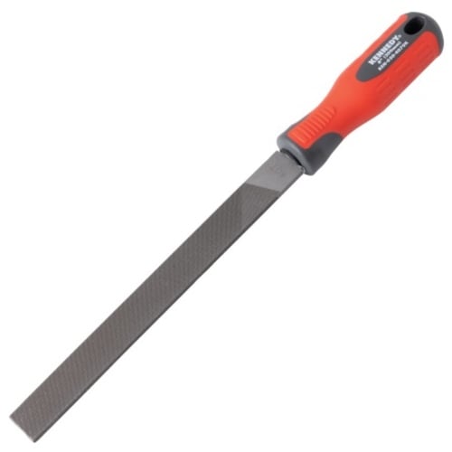 Kennedy Engineer's Hand File, Hand, Bastard Cut with Handle, 150mm (6") | KEN0302080K