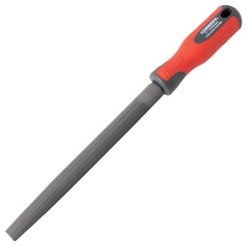 Kennedy Engineer's Hand File, Half Round, Smooth Cut with Handle, 150mm (6") | KEN0302360K
