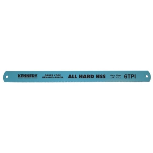 Kennedy HSS Power Saw Blade, All Hard, 609mm (24"x2"x6TPI) | KEN0405960K