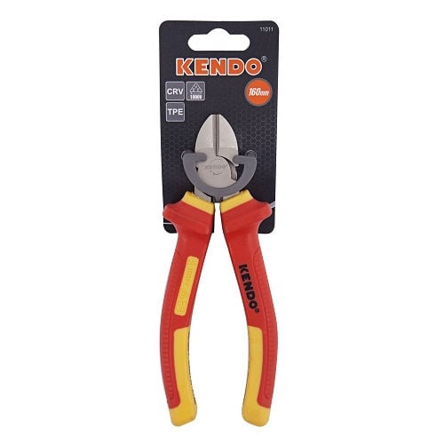 Kendo - 160mm VDE Side Cutting Plier 1000V | KEN11011