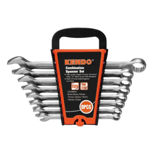 Kendo - 8Pc Combination Spanner Set 8-19mm | KEN15201