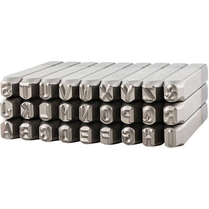 Kennedy 27Pc Letter Punch Stamp Set, Positive Indent, A to Z, 6.0mm | KEN5606450K