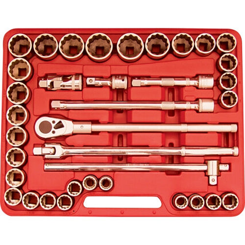 Kennedy-Pro 36Pc Imperial/Metric Socket Set, 3/4" Square Drive | KEN5828740K