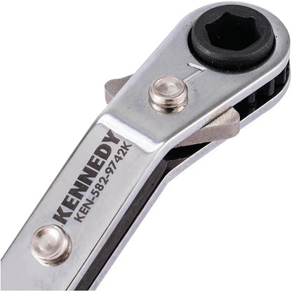 Kennedy Double End, Ratchet Ring Spanner, 6 x 7mm | KEN5829742K