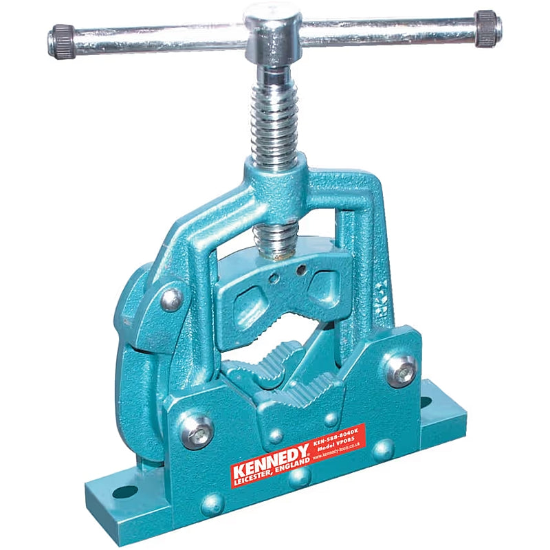Kennedy Pipe Vice, 15 to 100mm, Bolt Mount, Fixed Base, Cast Iron | KEN5888060K
