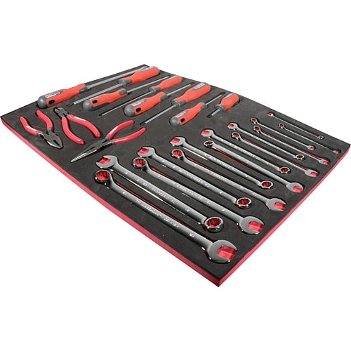 Kennedy 25Pc Tool Inlay Set for Tool Cabinets, 590 x 410 x 45mm | KEN5955000K