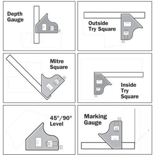 Kennedy 6" Combination Square (150mm) | KEN5977060K