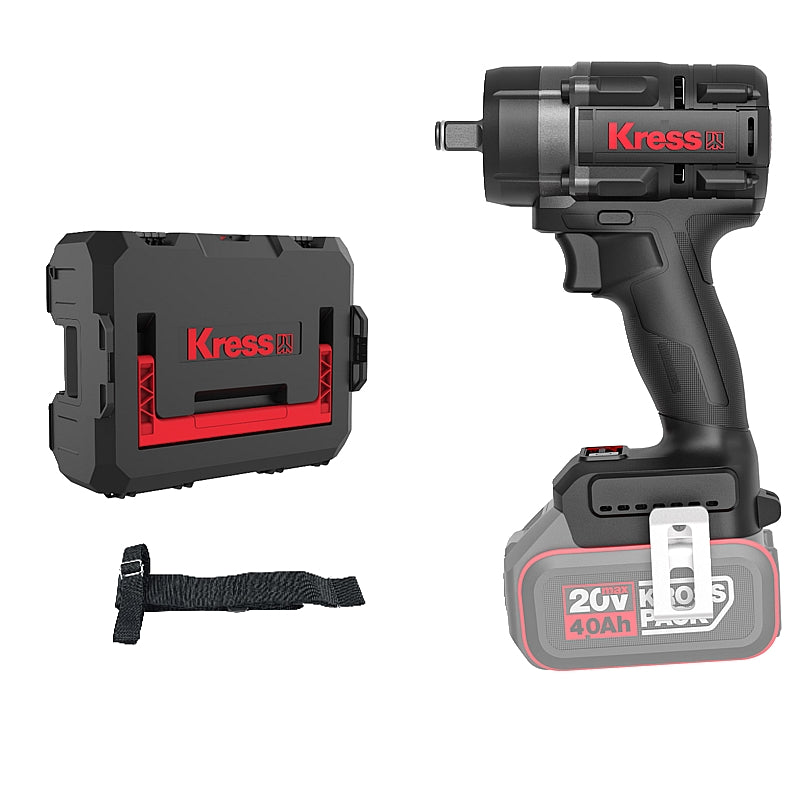 Kress 20V Cordl. BL 1/2"" Impact Wrench, 700Nm + FREE Battery & Charger | KH276.91