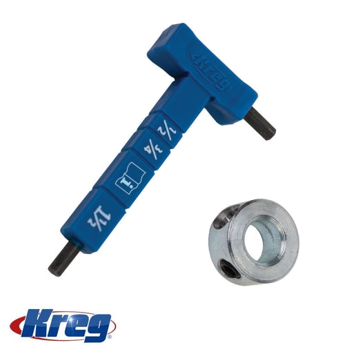Kreg Easy Set Stop Collar &#038; Material Thickness Gauge | KPHA330