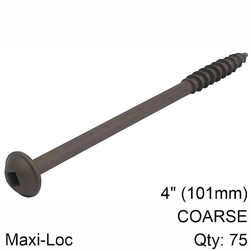Kreg 75/Pk XL HD Pocket-Hole Screws, Coarse, Maxi-Loc, 101mm #14 | SML-C4X400-75