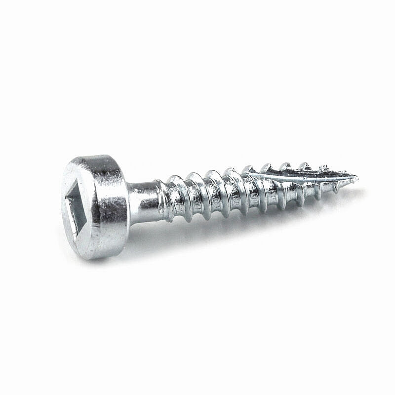 Kreg 100/Pk Zinc Pocket-Hole Screws, Fine, Pan-Head, 19mm #6 | SPS-F075-100-INT