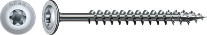 SPAX 50Pc Timber Construction T-STAR Plus T40 Screws, 8 x 100mm, Full Thread, Washer Head, 4CUT, WIROX | 0251010801005