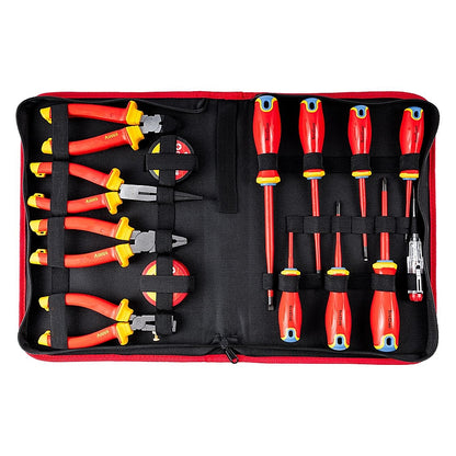 Tork Craft 14-Piece Electrician's Insulated VDE Hand Tool Set | KT2314