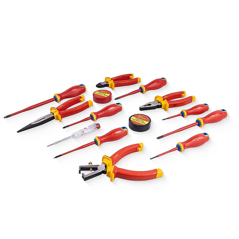 Tork Craft 14-Piece Electrician's Insulated VDE Hand Tool Set | KT2314
