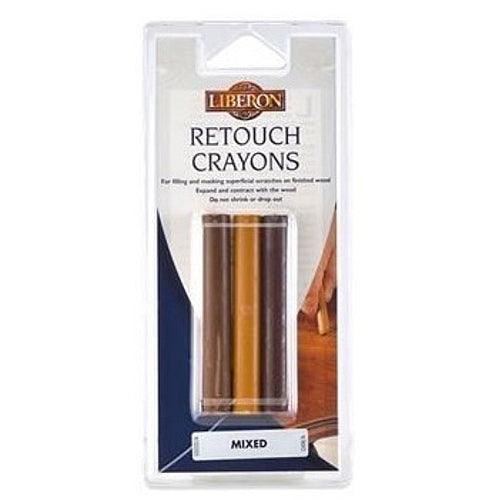 Liberon - Mixed Retouch Crayons (Pack of 3) | PA14222