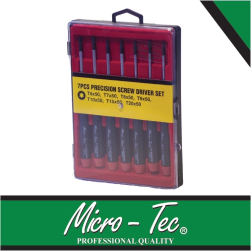 Micro-Tec Screwdriver Set Torx T6-T20 Precision | M004006