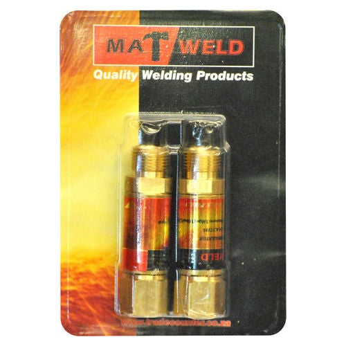Matweld flashback arrestor set regulator
