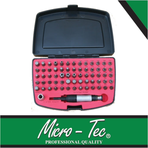 Micro-Tec 67Pcs Bit Set Power 1/4" | MBS670