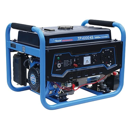 Trade Professional TP 4000 4S-3.5KW Petrol Generator, 8.5HP | MCOG704EW