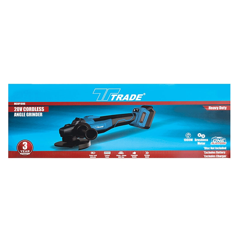 TP 20V Cordless Angle Grinder 115-125mm (Bare Tool) | MCOP1896