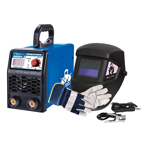 TRADEweld Hobby MMA140D 140Amp Arc Inverter Welding Kit | MCOW4055