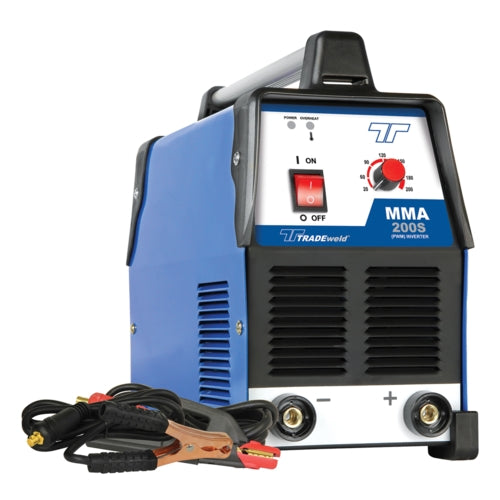 TRADEweld MMA 200S PWM DC Inverter Welder Kit, 20-200A | MCOW4099