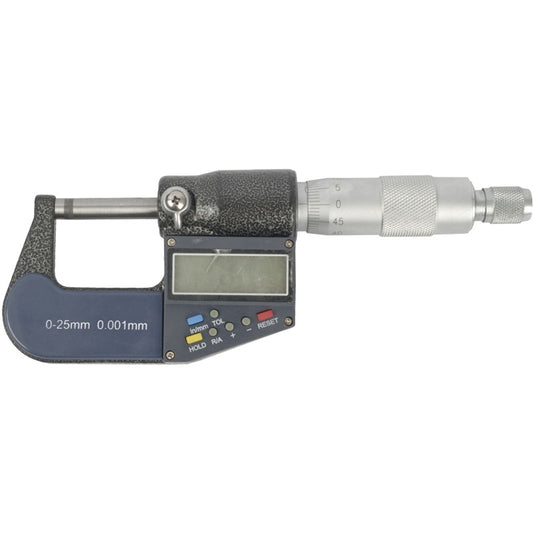 Tork Craft Digital Micrometer, 0-25mm | ME30025