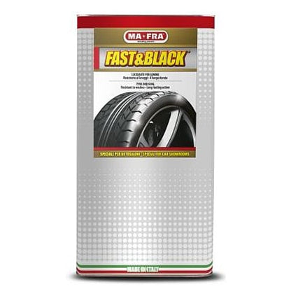 MA-FRA Fast & Black Showroom Tyre Dressing Liquid 4.5 L (P0498) | MF22