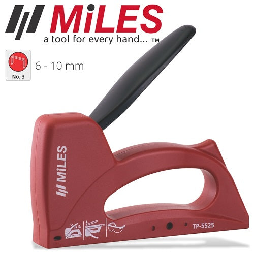 Miles TP5525 Staple Gun 22Ga 6-10mm