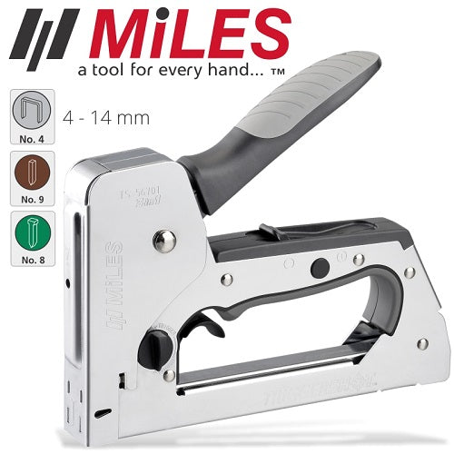Miles TP-5670T Heavy Duty 3-in-1 Staple Gun
