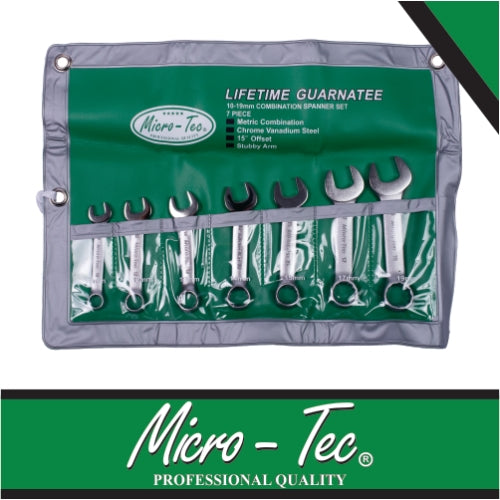 Micro-Tec Spanner Stubby 10-19mm | MISW7
