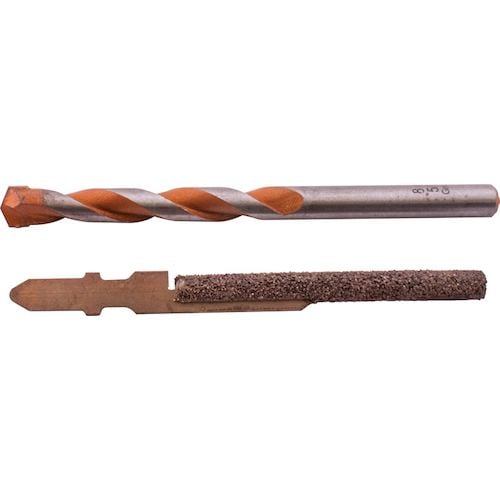 Jigsaw blade univ. set carbide rasp 6mm 100/75 + drill bit 6x60x100mm(MPS3124)