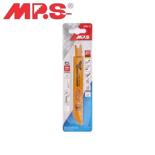 MPS 2Pk Sabre Saw Metal & S/S 150mm Multicutter U-Shank 14/18TPI