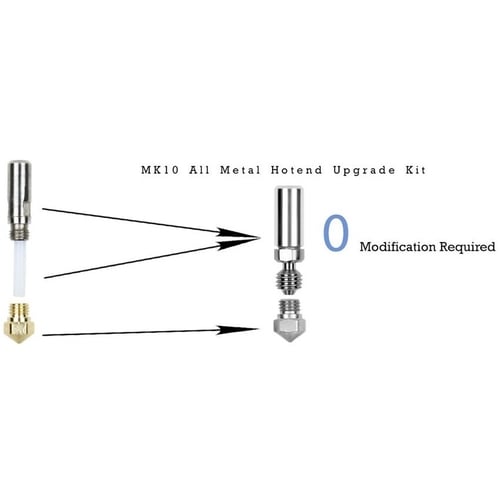 Micro Swiss, All Metal Hot end for Wanhao Duplicator i3 | MSW002