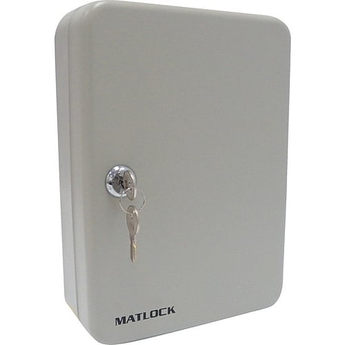 Matlock Steel Key Cabinet for 48 Keys, 80mm x 190mm x 250mm | MTL8200250K