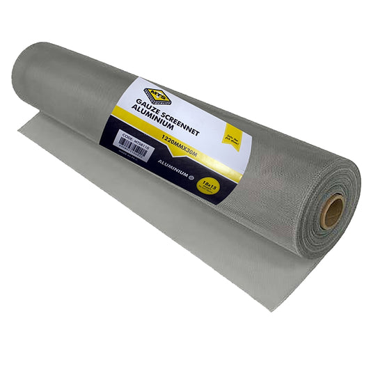 MTS Gauze Screennet Aluminium, 1220mm x 30M | MTS8110