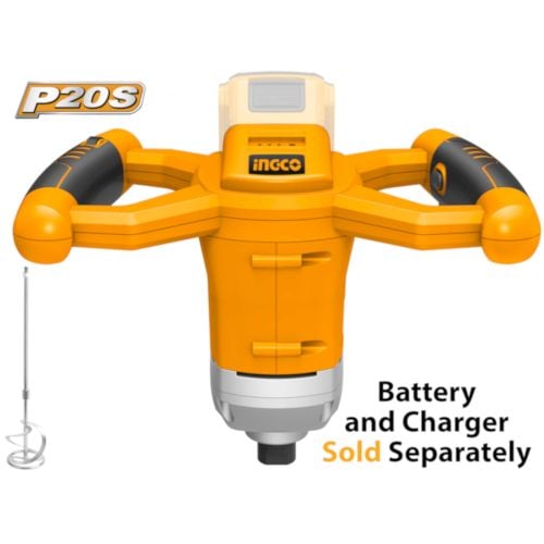 Ingco Li-Ion Cordless Mixer 20V (Solo Unit) | MXLI2001