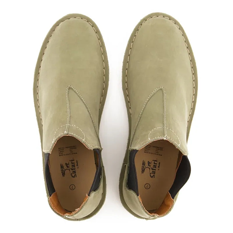 Bata Safari Mens Boots, Canopy, Olive, Size 8 | B854320208