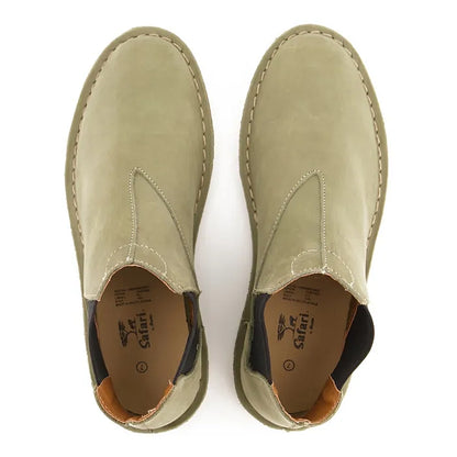 Bata Safari Mens Boots, Canopy, Olive, Size 8 | B854320208