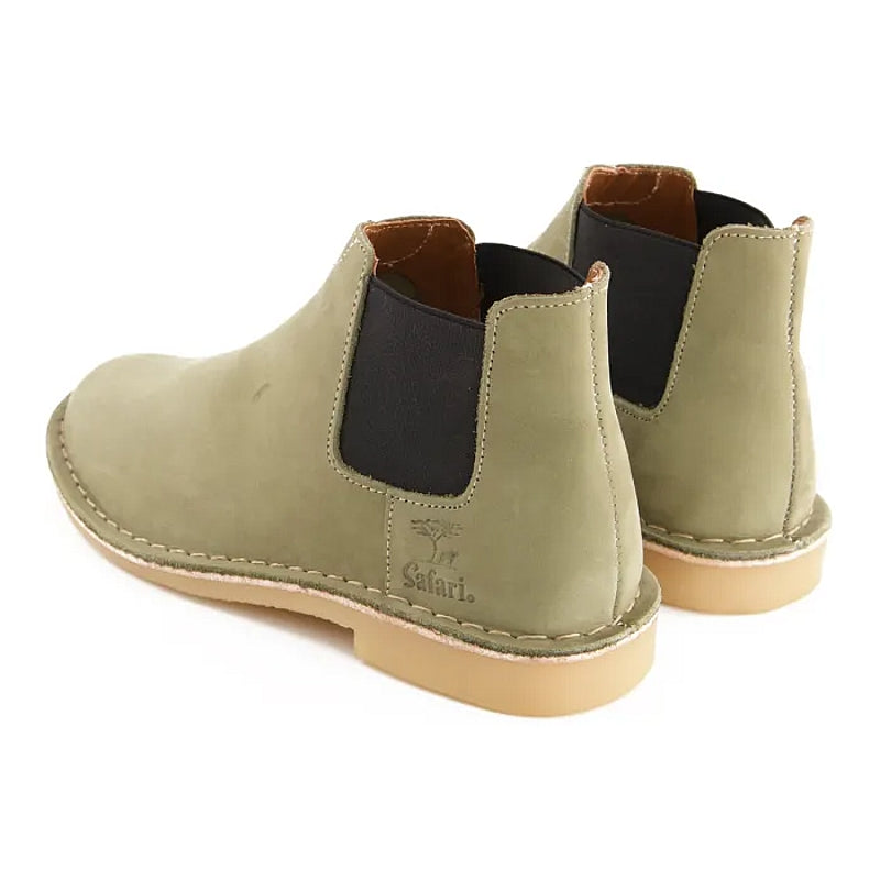 Bata Safari Mens Boots, Canopy, Olive, Size 8 | B854320208