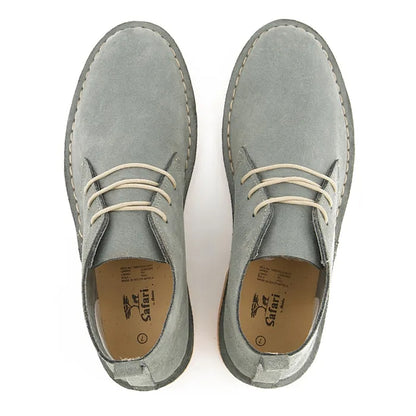 Bata Safari Mens Boots, Expedition, Dove Grey, Size 12 | B853204312