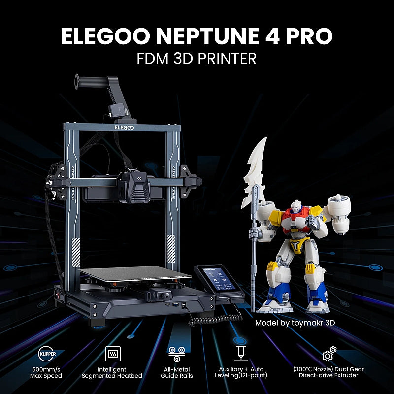 ELEGOO Neptune 4 Pro - FDM 3D Printer