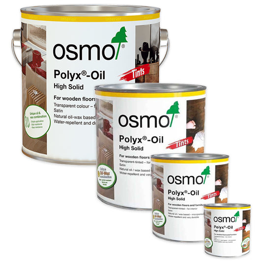 OSMO Polyx-Oil Tints, Transparent Colour Finishes in Satin Base