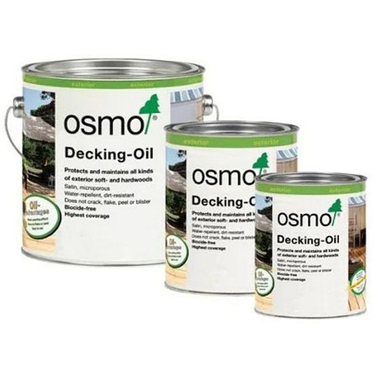 OSMO Decking Oil, Clear & Transparent Colour Finishes