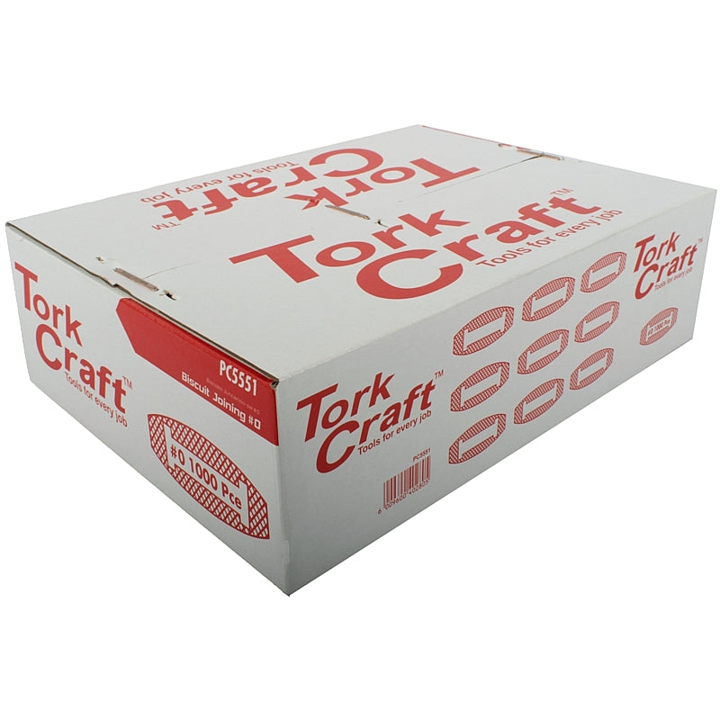 Tork Craft 1000Pc Wood Joining Biscuits #0 | PC5551