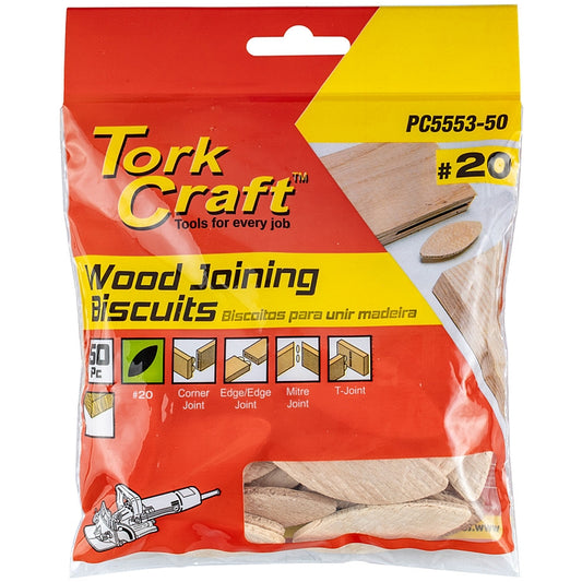 Tork Craft 50Pc Wood Joining Biscuits #20 | PC5553-50
