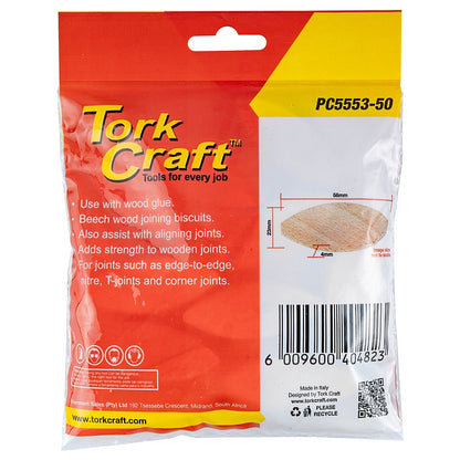 Tork Craft 50Pc Wood Joining Biscuits #20 | PC5553-50