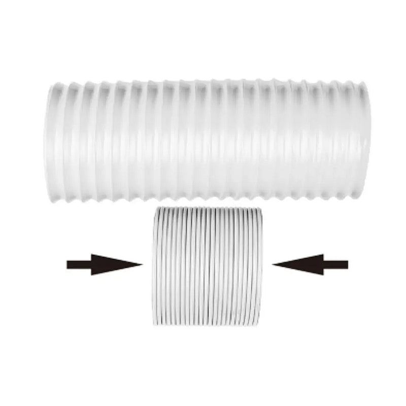 Fortune 4" HD Flexible PVC Dust Collection Hose 3M (10FT) | PHC4